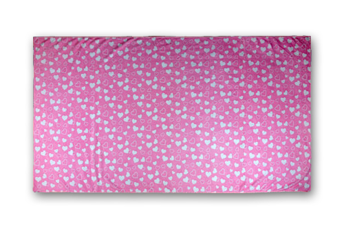 pinkhearts custom beach towels