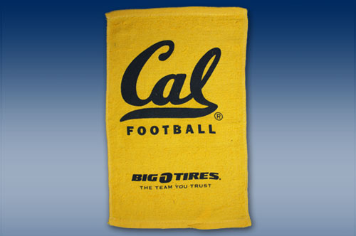 Custom CAL Football Big o Tires Rally Towel
