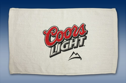 Custom Coors Light Promotional Rally Towel