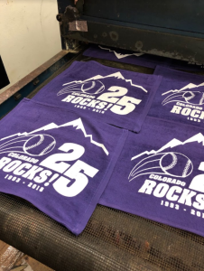 MLB Baseball Colorado Rockies Rally Towels