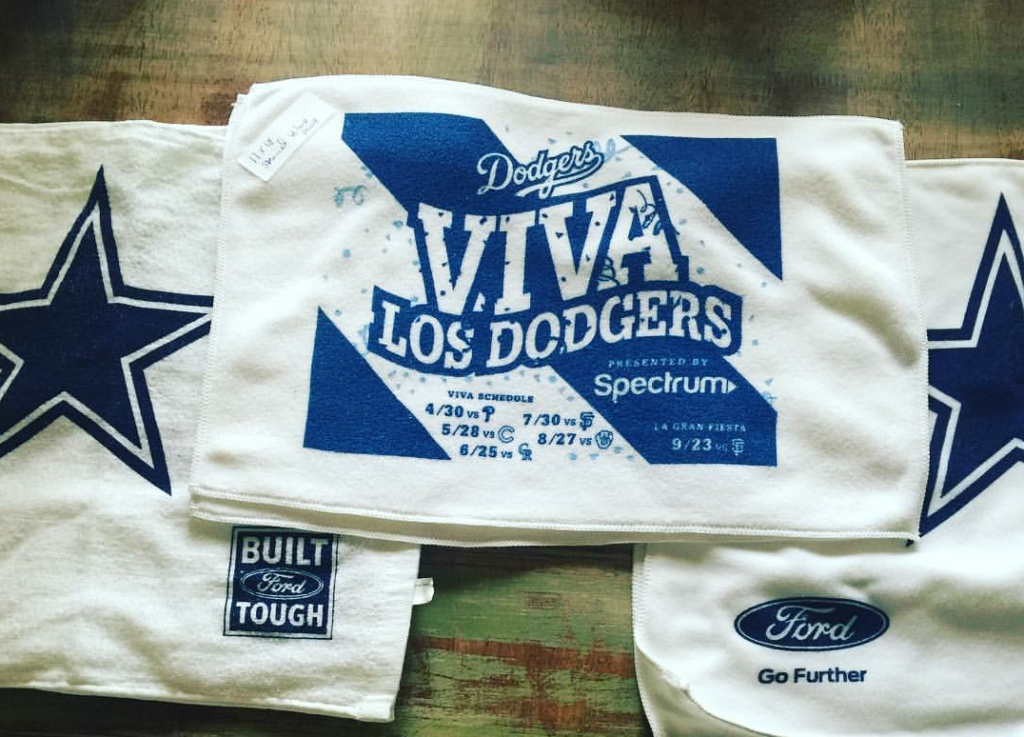 Los Angeles Dodgers Baseball Custom Rally Towels
