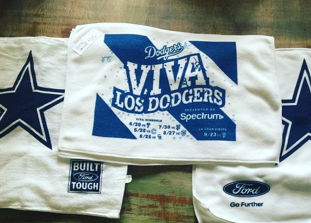 WinCraft Los Angeles Dodgers 2018 World Series Rally 15x18 Full Color Towel 