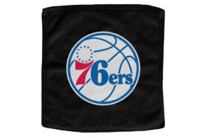 Black Philadelphia 76ers NBA Basketball Rally Towels