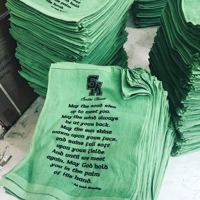 Saint patricks day rally towels