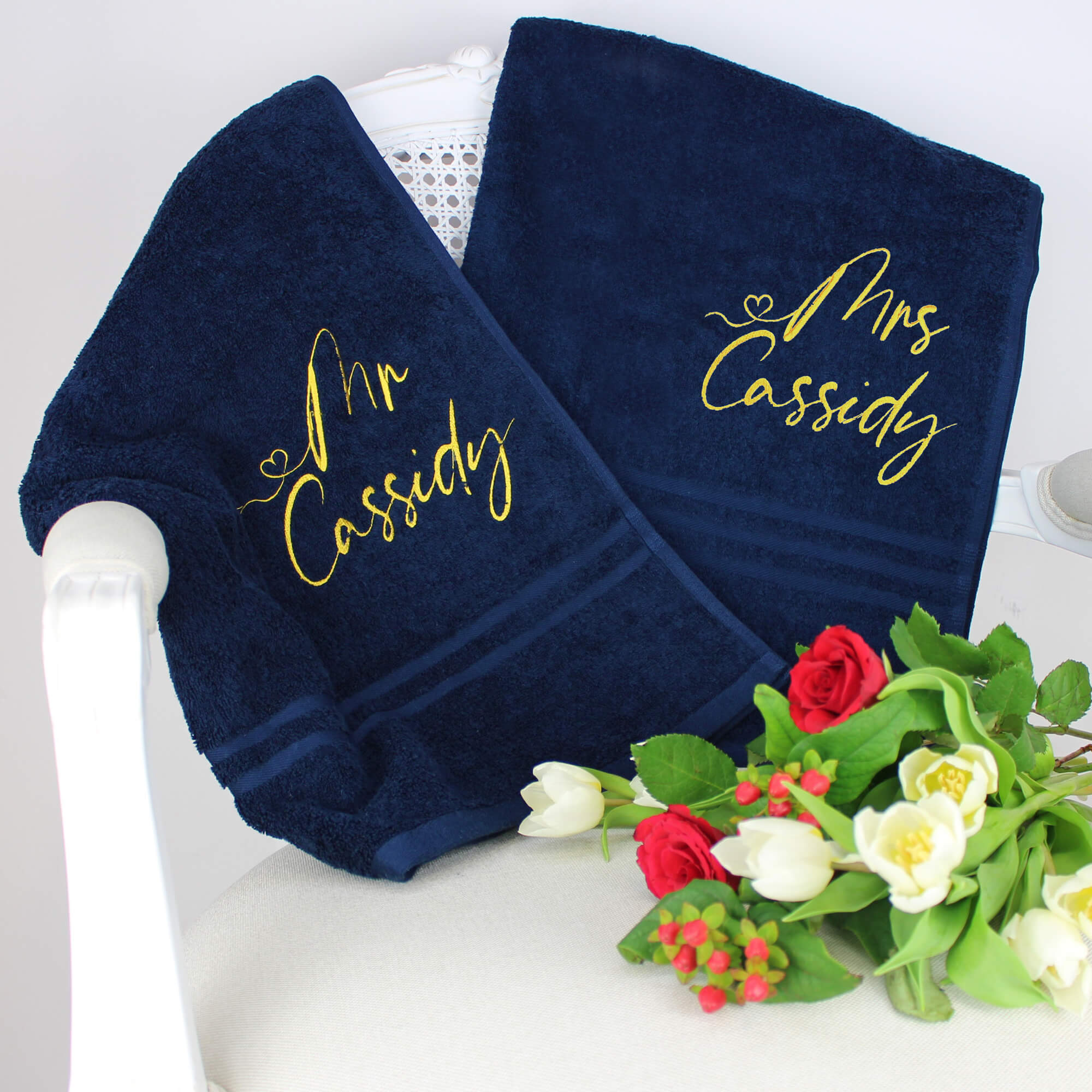 Customized Wedding Towels