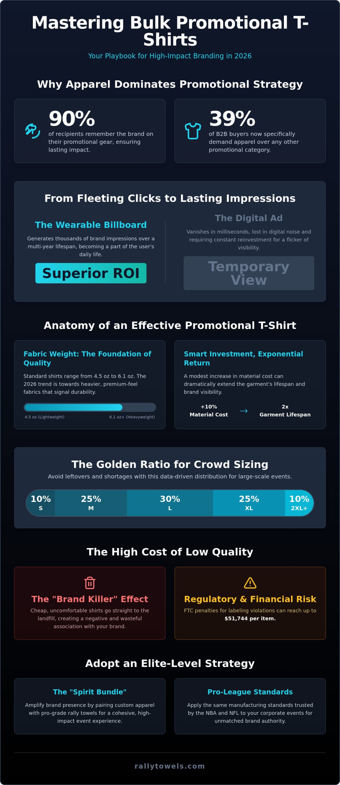 Promotional T-Shirts Bulk: The 2026 Strategy for High-Impact Branding