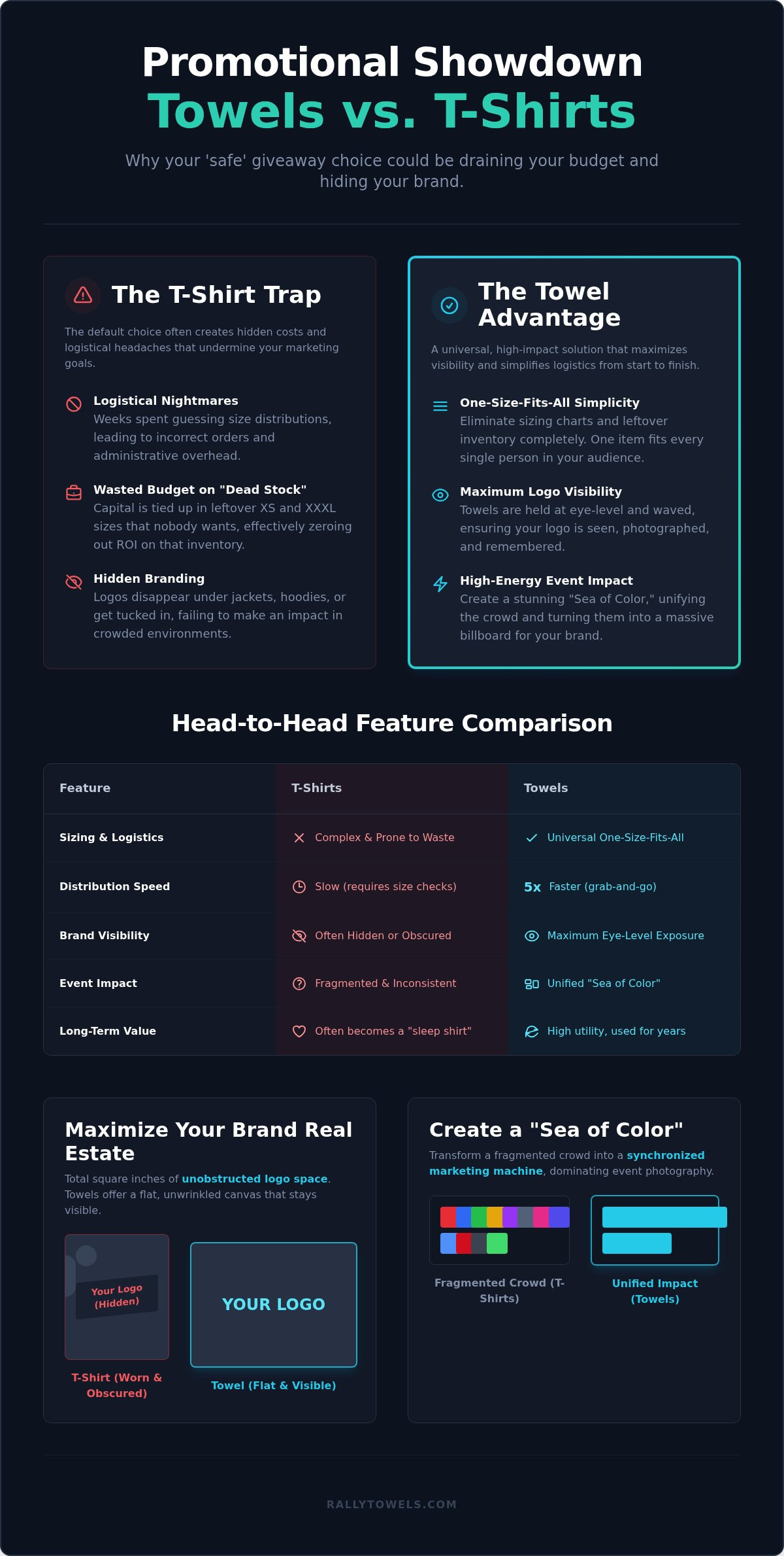 Promotional Towels vs. T-Shirts: Why Towels Are the Smarter Brand Investment in 2026