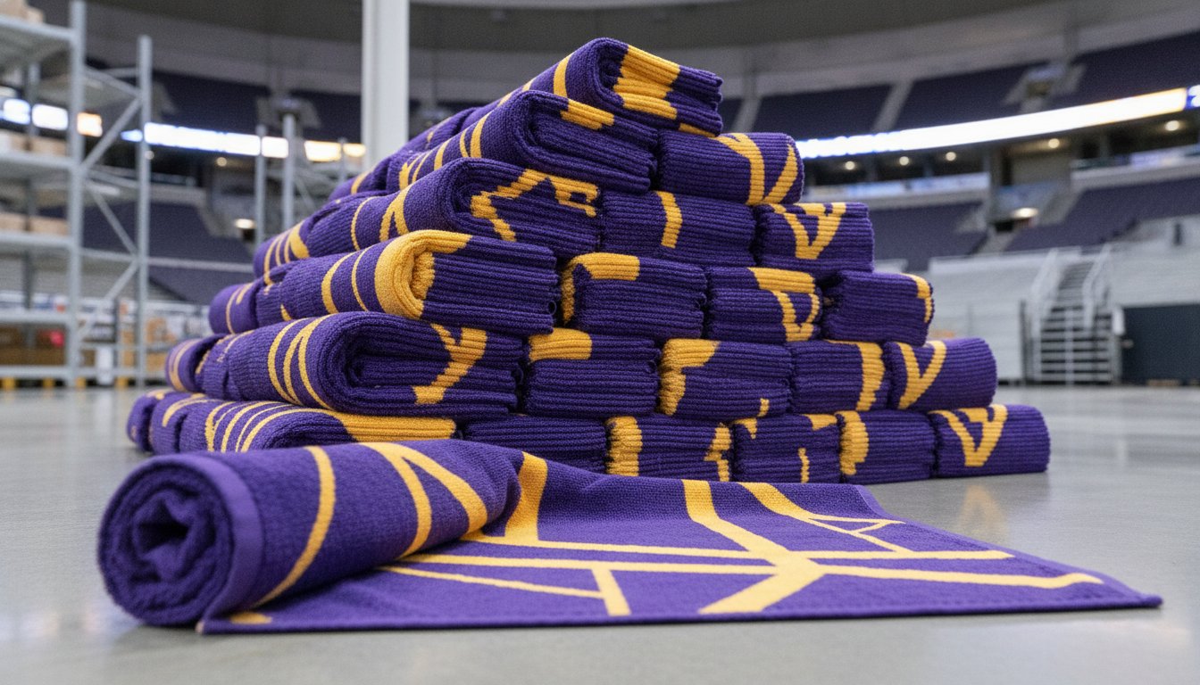Custom Lakers Towels: Wholesale Spirit Gear Guide 2026