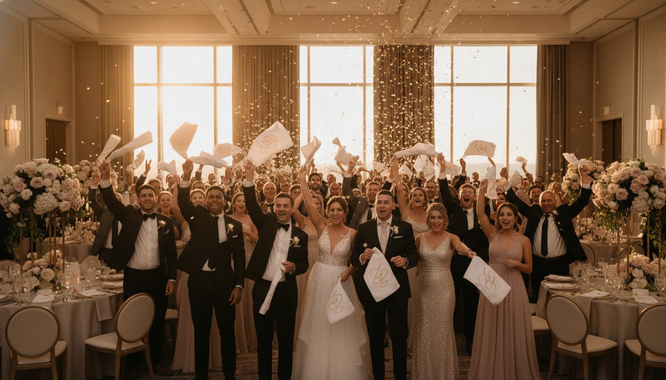 Order Custom Rush Wedding Towels: Fast Bulk Solutions