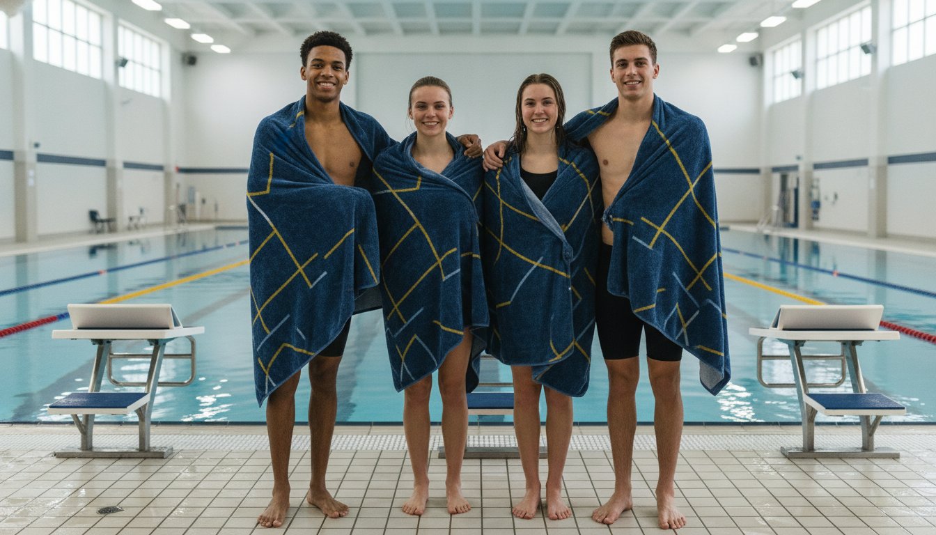 Custom Swim Team Towels: A Guide for Coaches & Clubs