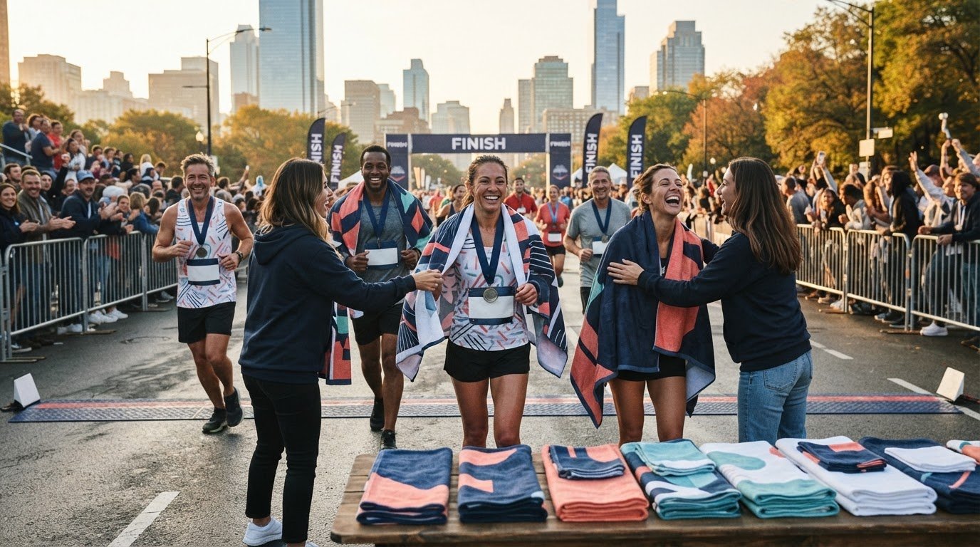 Marathon Finisher Towels: The Ultimate Guide to Custom Race Swag in 2026