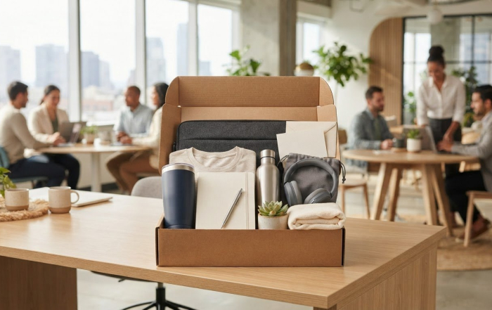 New Employee Welcome Kit Items: 12 Ideas for a Memorable First Day - Hero Image