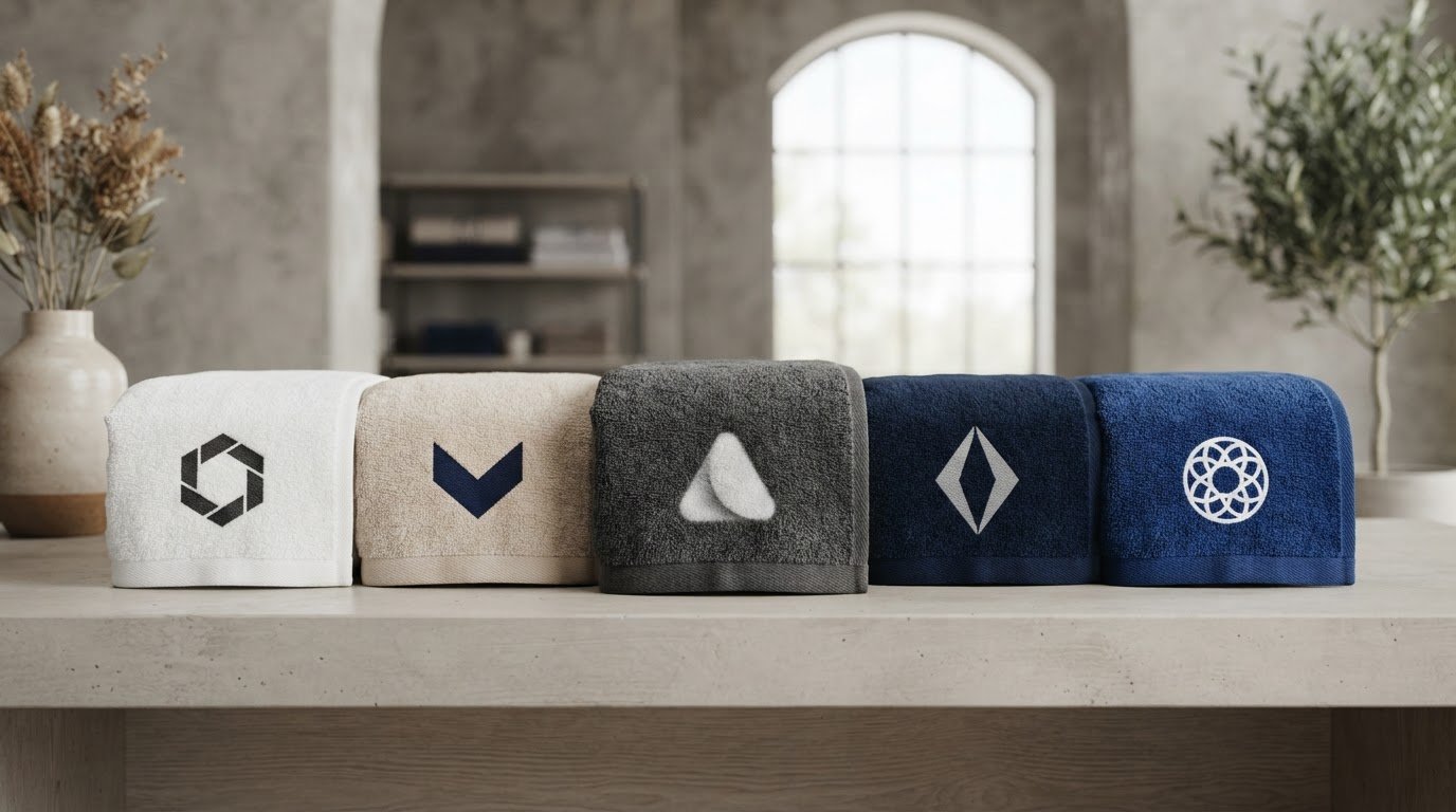 What Color Towel Shows Logos Best? Choose for Contrast, Print Method, and Use