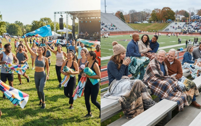 Custom Event Towels vs. Custom Printed Blankets: Choose the Right Giveaway - Hero Image